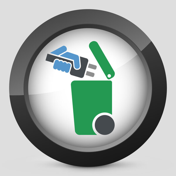 Отдельный значок сбора отходов