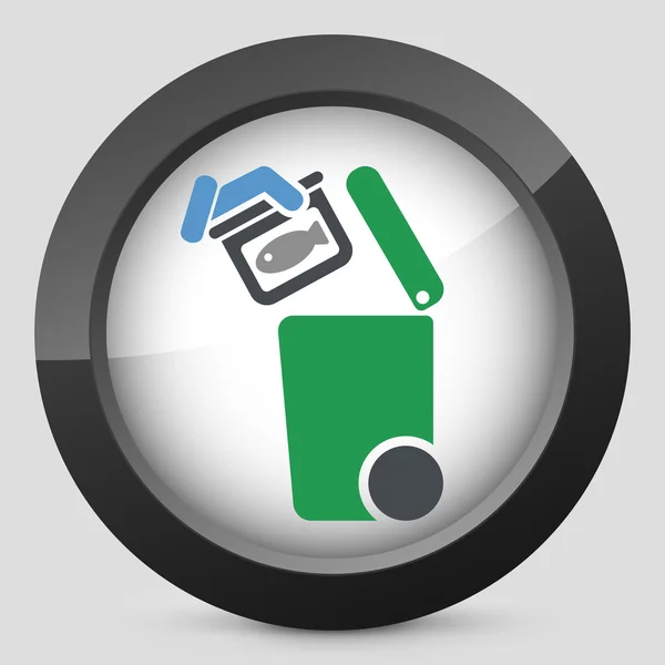 Separate waste collection icon — Stock Vector