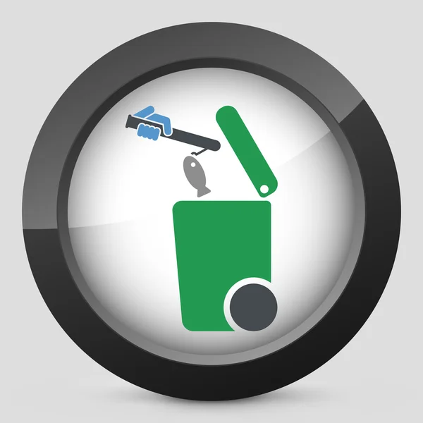 Separate waste collection icon — Stock Vector