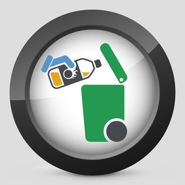 Отдельный значок сбора отходов