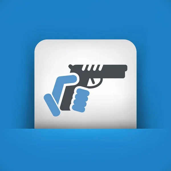 Gun icon — Stock Vector