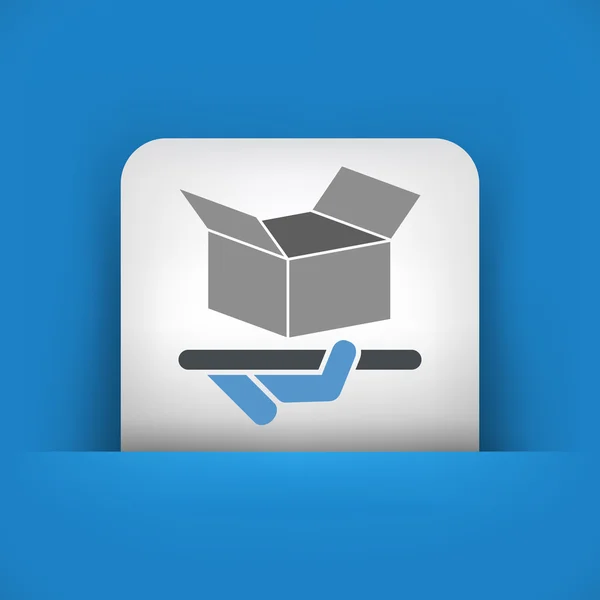 Verpakking pictogram — Stockvector