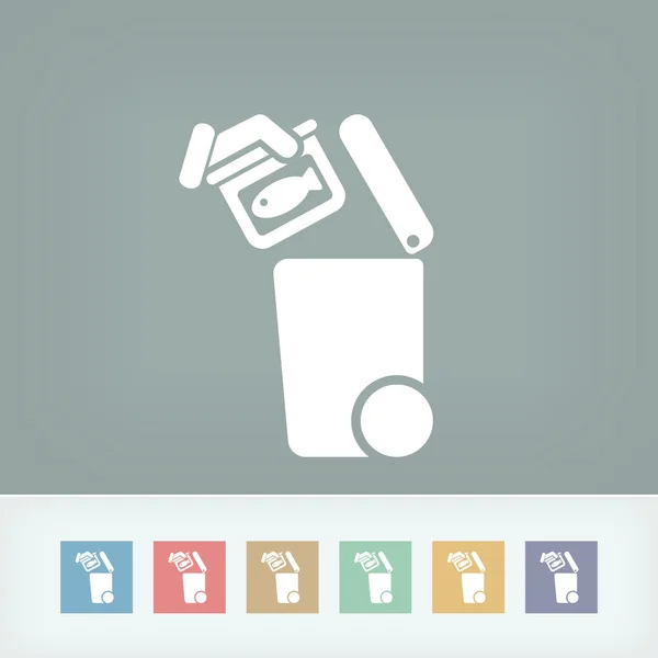 Separate waste collection icon — Stock Vector