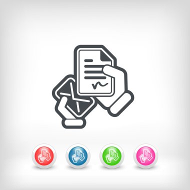 İmzalı bir belge ile posta