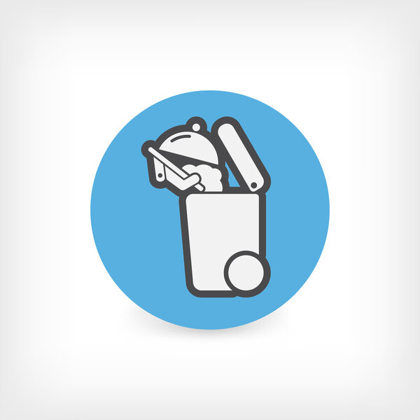 Separate waste collection icon