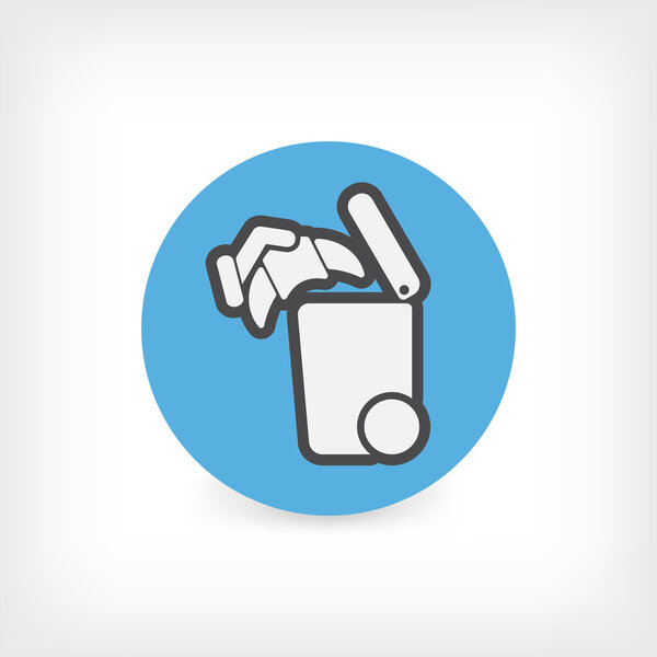 Separate waste collection icon