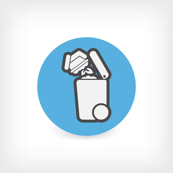 Separate waste collection icon