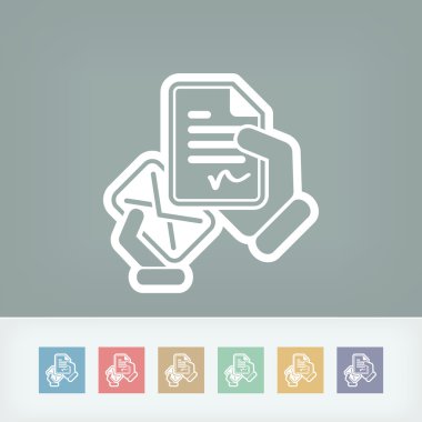 İmzalı bir belge ile posta