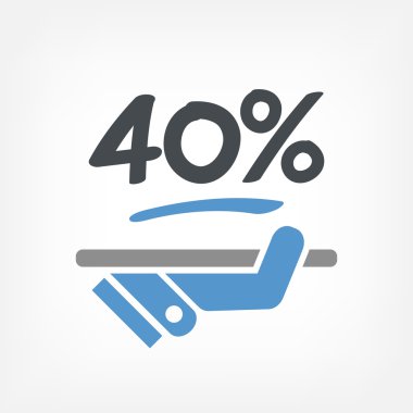 indirim etiketi simgesi