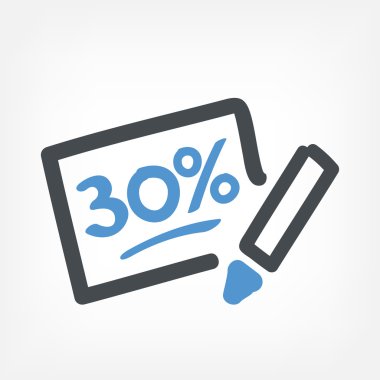 indirim etiketi simgesi