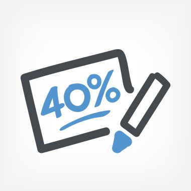 indirim etiketi simgesi