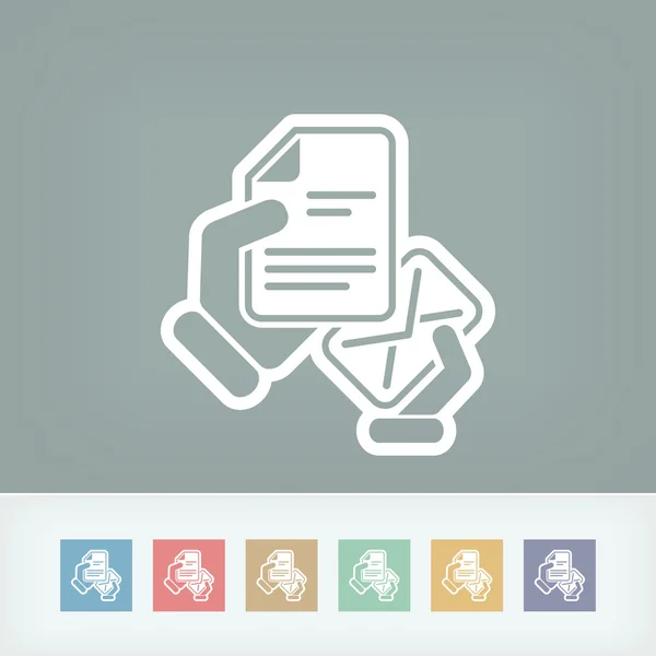 Icono de correo — Vector de stock