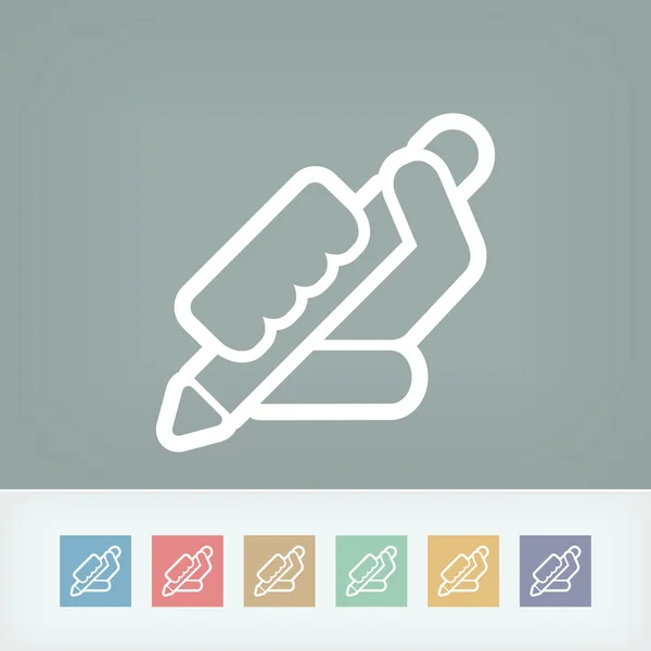 Pen icon — Stock Vector