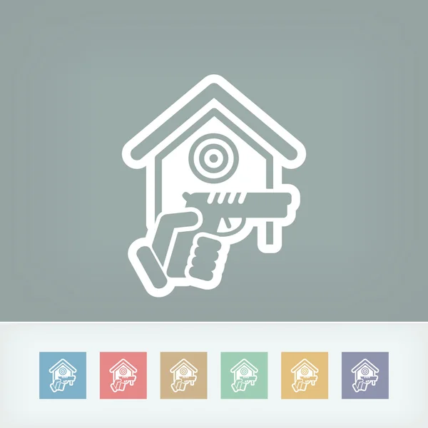 Gun icon — Stock Vector