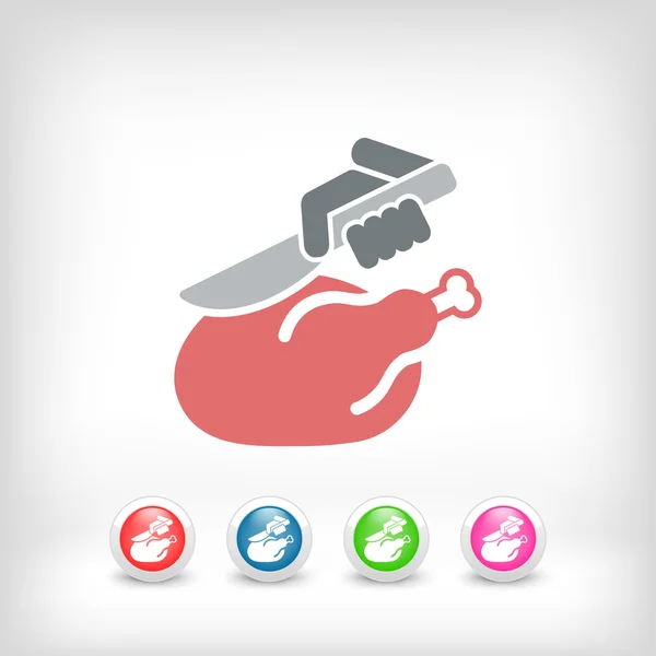 Meat icon — Stock Vector