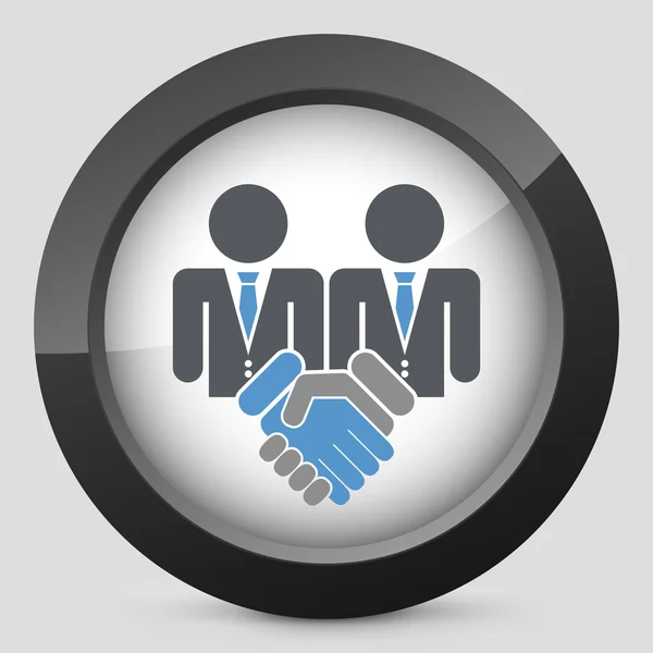 Corporate agreement icon — Stock Vector
