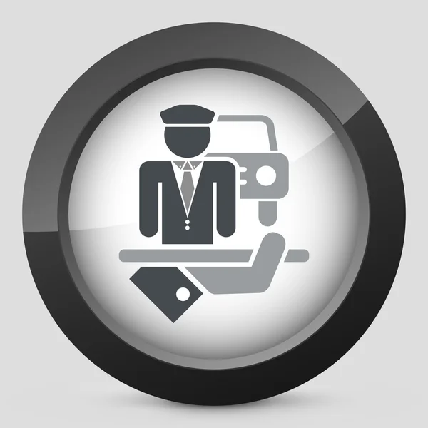 Chauffeur icon — Stock Vector