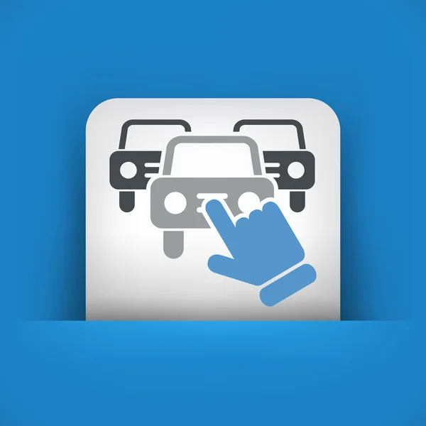 Pictogram voor auto-selectie — Stockvector