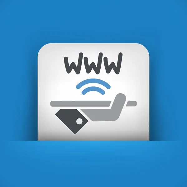 Icono de zona Wi-Fi — Archivo Imágenes Vectoriales