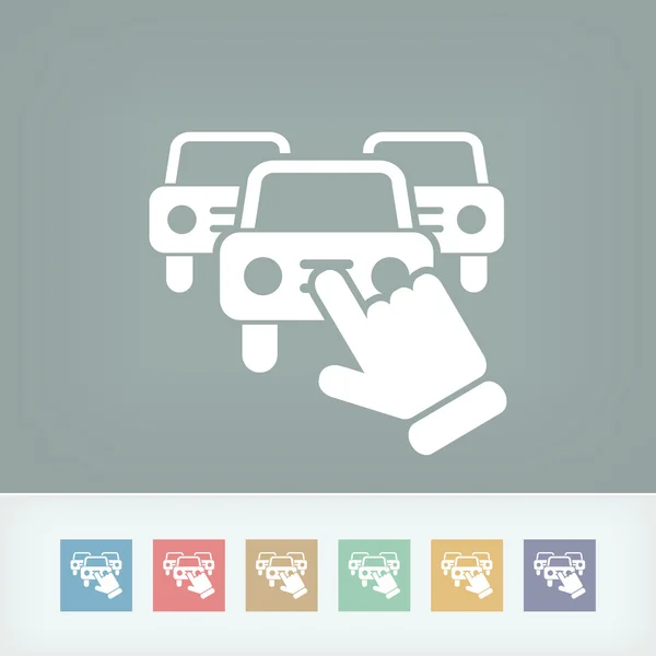 Pictogram voor auto-selectie — Stockvector