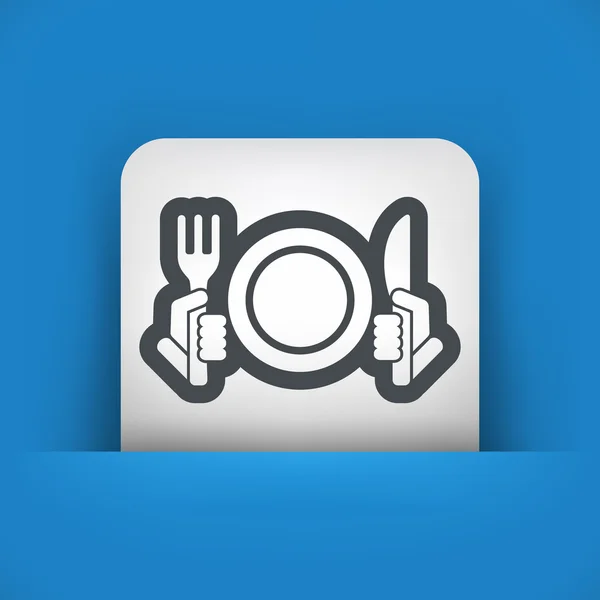 Icône restaurant — Image vectorielle