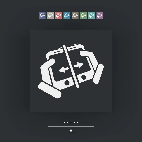 Transferencia de Smartphone — Archivo Imágenes Vectoriales