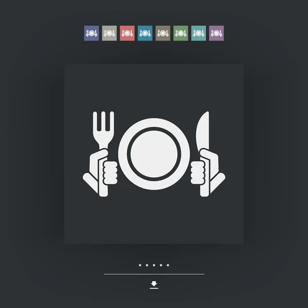 Icono del restaurante — Archivo Imágenes Vectoriales