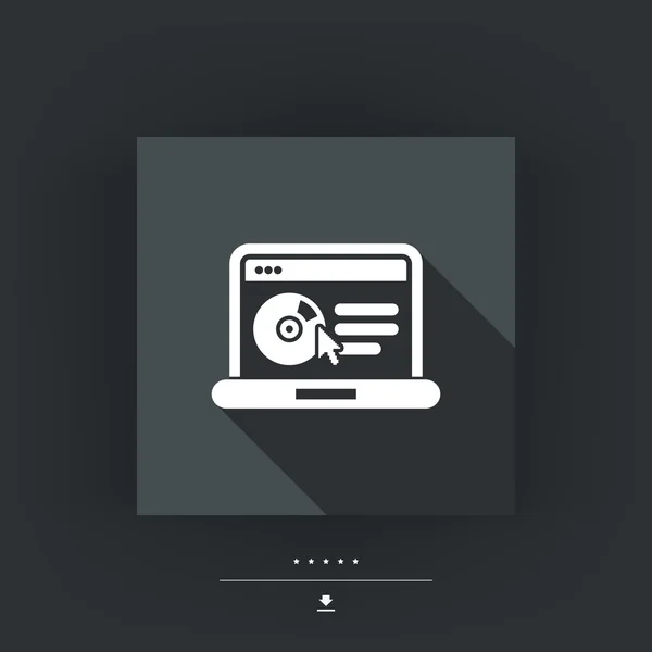 Web サイト ソフトウェアのアイコン — ストックベクタ