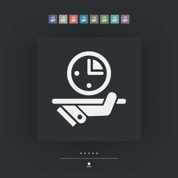 タイムアイコン — ストックベクタ