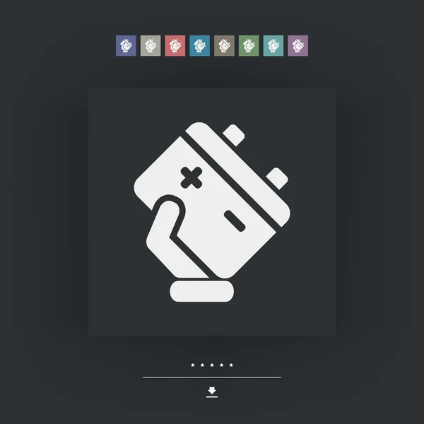 Icono de batería — Archivo Imágenes Vectoriales