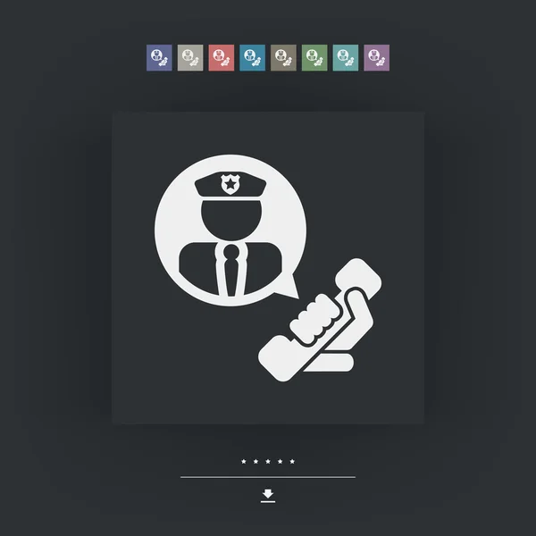 Police call number Stock Vector Image by ©MyVector 46014359