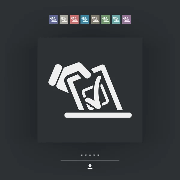 投票概念アイコン — ストックベクタ
