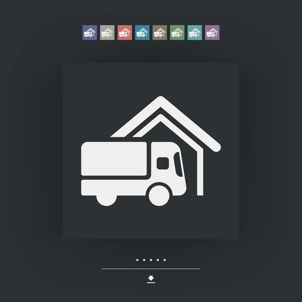 Van delivery icon — Stock Vector