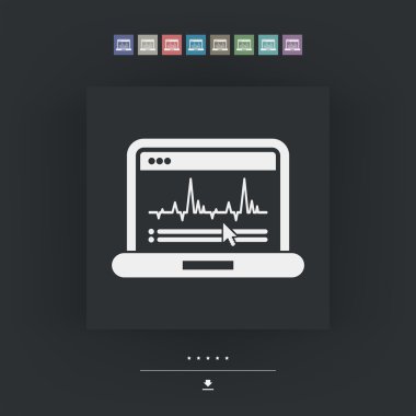 grafik diyagramı bilgisayar simgesi