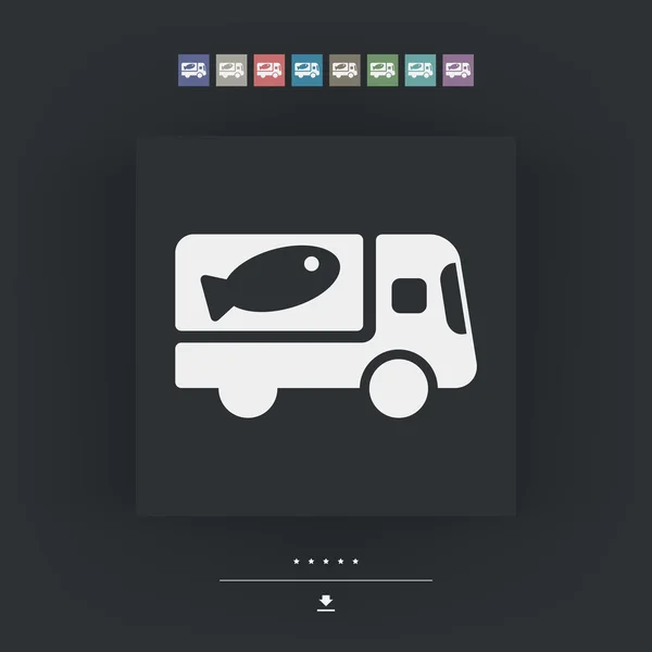 Icono de furgoneta — Archivo Imágenes Vectoriales