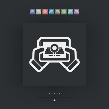 şehir haritası simgesini