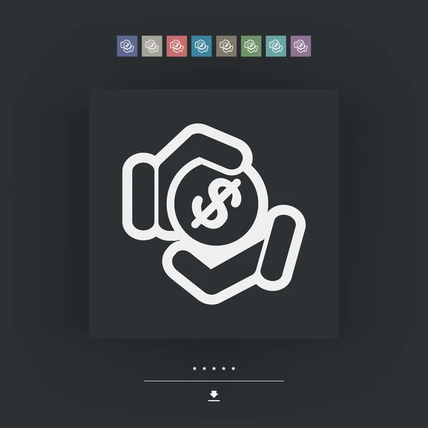 Icono de pago — Vector de stock