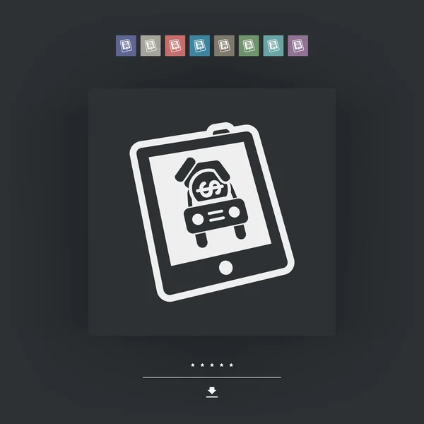 汽车销售图标 — 图库矢量图片