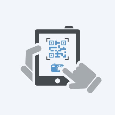 QR Kod fotoğraf çekimi
