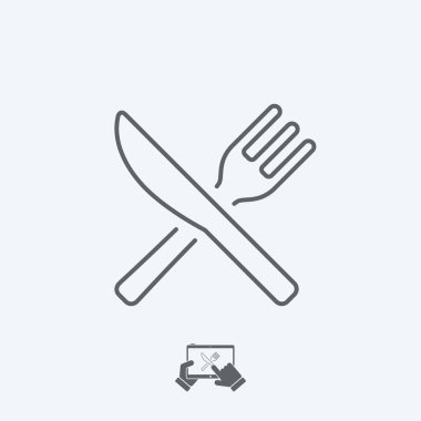 Restoran Icon - ince serisi