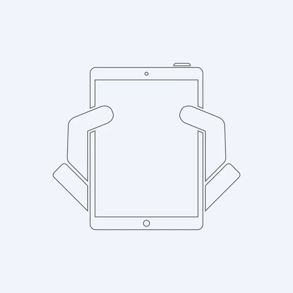 Значок планшета — стоковый вектор