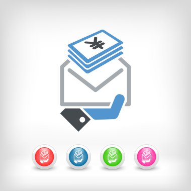Envelope containing clipart
