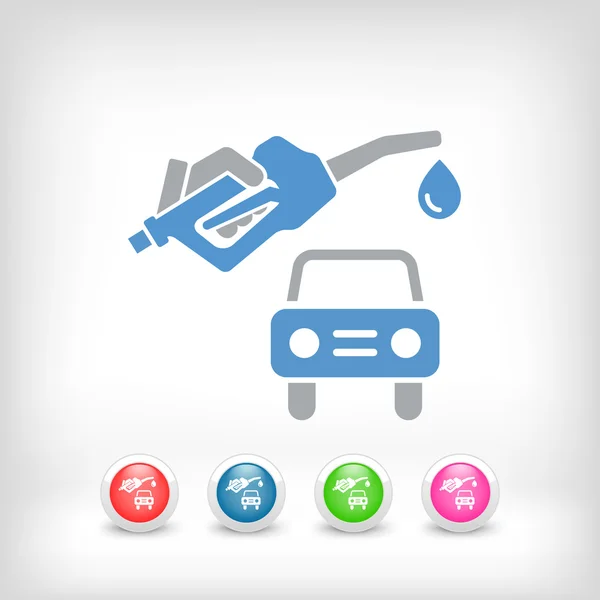 Ikon för bilbränsle — Stock vektor