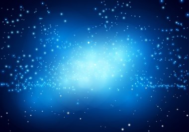 Mavi Nebula uzay arka plan