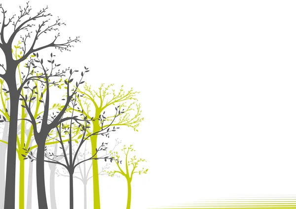 Abstrakt träd bakgrund — Stock vektor