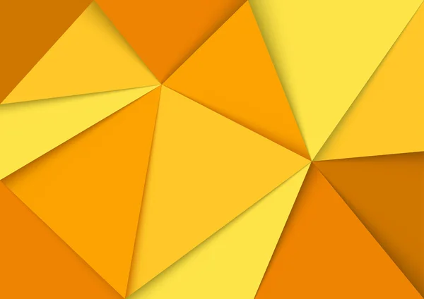 Abstrato fundo mosaico amarelo — Vetor de Stock