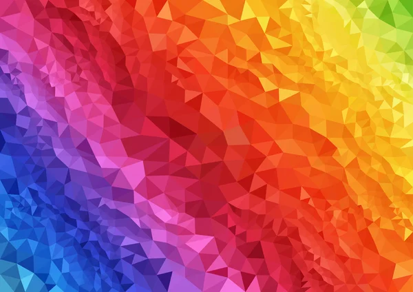 Abstracte Rainbow driehoekige achtergrond — Stockvector