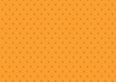 Elmas desenli turuncu kusursuz doku - Grafik Tasarımlarınız için soyut arkaplan çizimi, Vektör