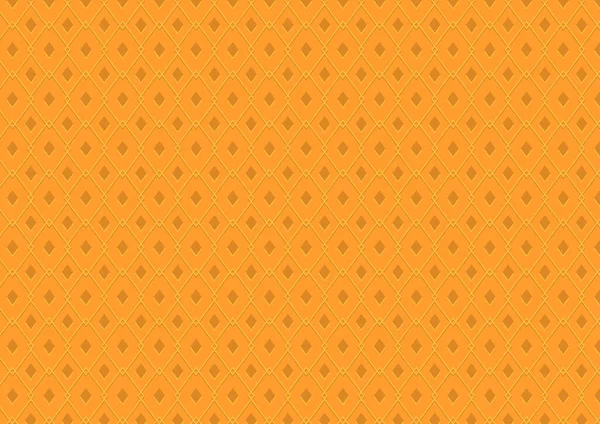 具有菱形图案的橙色无缝纹理 图形设计 矢量的抽象背景说明 — 图库矢量图片