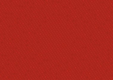 Dalgalı Çizgiler ve Çemberlerle Kırmızı Çapraz Doku - Grafik Tasarımlarınız için Soyut Arkaplan Deseni, Vektör